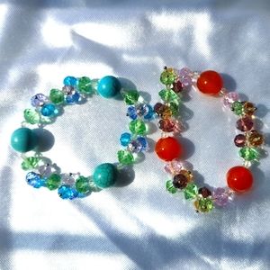 handmade stretch beaded bracelets $15 or 2/$25